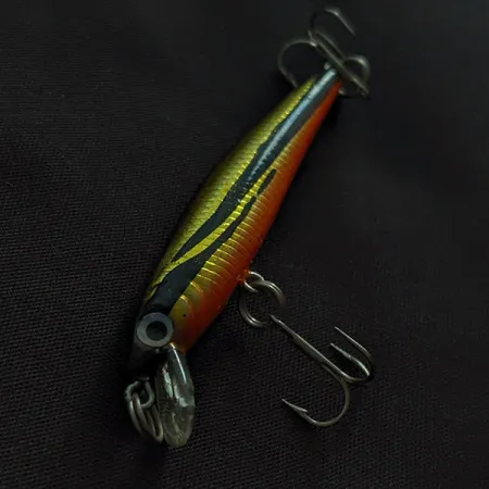 Yo-Zuri Pin's Minnow 50F, 2g, Gold/Black/Orange, vobleris #23274