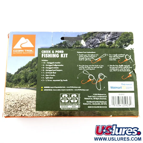 Ozark Trail Creek and Pond, 50 dalių, žvejybos rinkinys #23330