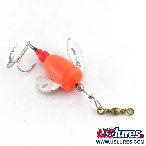 Yakima Bait Worden's Spin-n-Glo, 0,9 g, oranžinis, sparnuotas masalas #23344