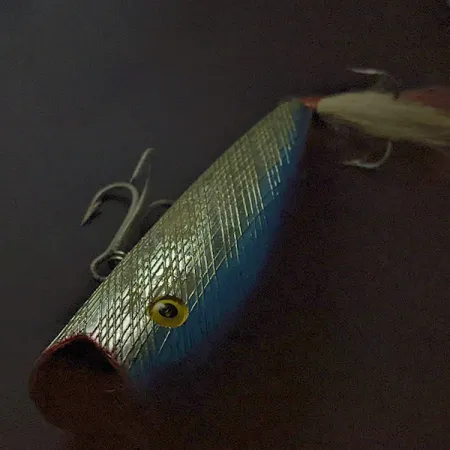 Herter's Popper, 21g, sidabrinė/mėlyna, vintažinis paviršinis masalas #23426