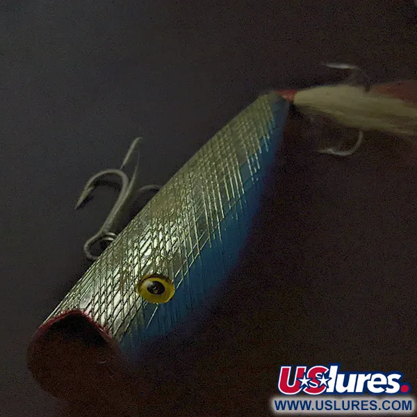 Herter's Popper, 21g, sidabrinė/mėlyna, vintažinis paviršinis masalas #23426