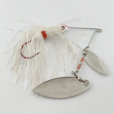 Strike King Red Eyed, 21g, White Silver, spinnerbaitas #23566