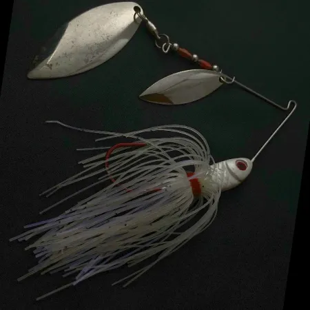 Strike King Red Eyed, 21g, White Silver, spinnerbaitas #23566