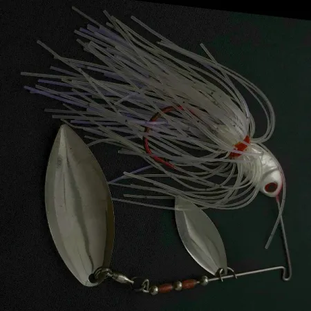 Strike King Red Eyed, 21g, White Silver, spinnerbaitas #23566