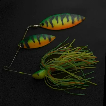 Double Willow Blade spinnerbait, 25g Fire tiger, spinnerbaitas #23567