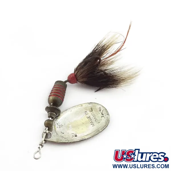 Mepps Aglia 3, sidabrinė, 7.3g, su voverės uodega, sukrė #23570