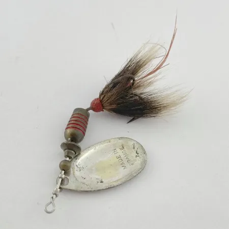 Mepps Aglia 3, sidabrinė, 7.3g, su voverės uodega, sukrė #23570