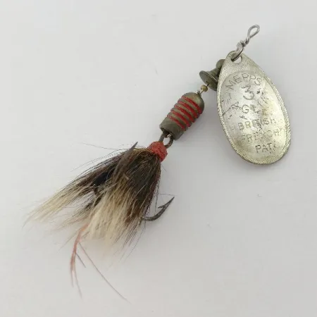 Mepps Aglia 3, sidabrinė, 7.3g, su voverės uodega, sukrė #23570