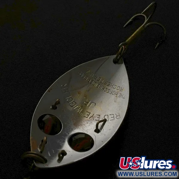 Hofschneider Red eye Junior, 13g, nikelis / raudonos akys, blizgė #23576