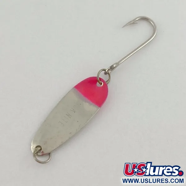 Dick Nite Spoons, 1g, nikelis/raudona, vartiklė #23603