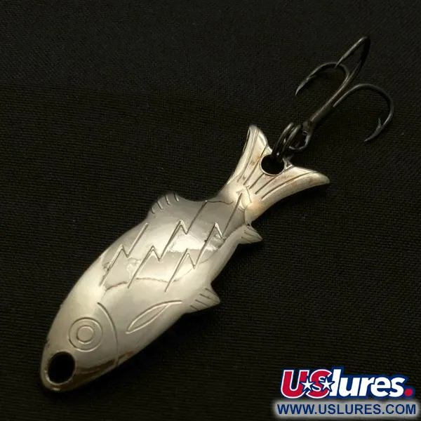 Atlantic Lures Golden Wobble-Fish, 5 g, nikelis, vartiklė #23671