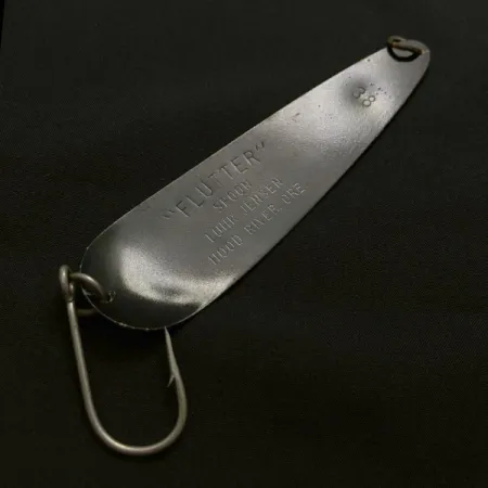 Luhr Jensen Flutter Spoon 38, 10 g, juoda, blizgė #23686