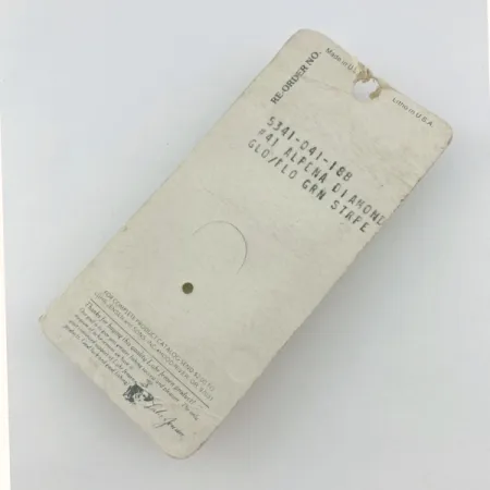 Luhr Jensen Alpena Diamond, 7g Glo-Flo Green stripe, blizgė #23708