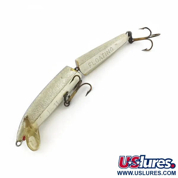Rapala Jointed J11, S (Sidabrinė), 7g, dviejų dalių vobleris #23755