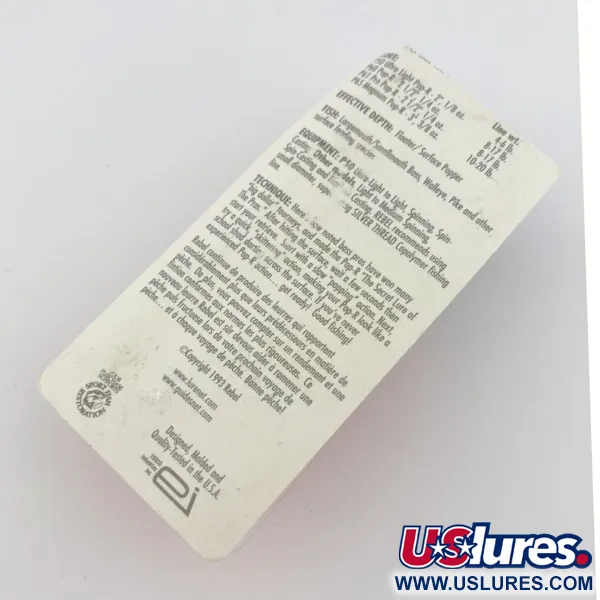 Rebel POP-R Excalibur, 7g Bass, paviršinis masalas #23804