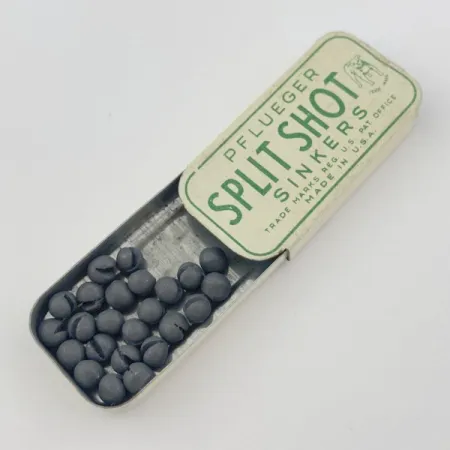 Pflueger Split Shot Sinkers, prispaudžiami švininiai svoreliai #23834