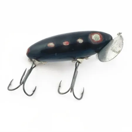 Fred Arbogast Jitterbug Early Bug Eye, 14 g, Juoda, paviršinis vobleris #23870