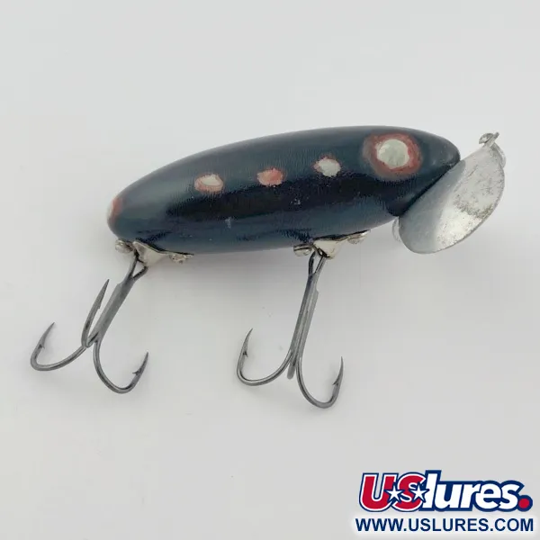 Fred Arbogast Jitterbug Early Bug Eye, 14 g, Juoda, paviršinis vobleris #23870