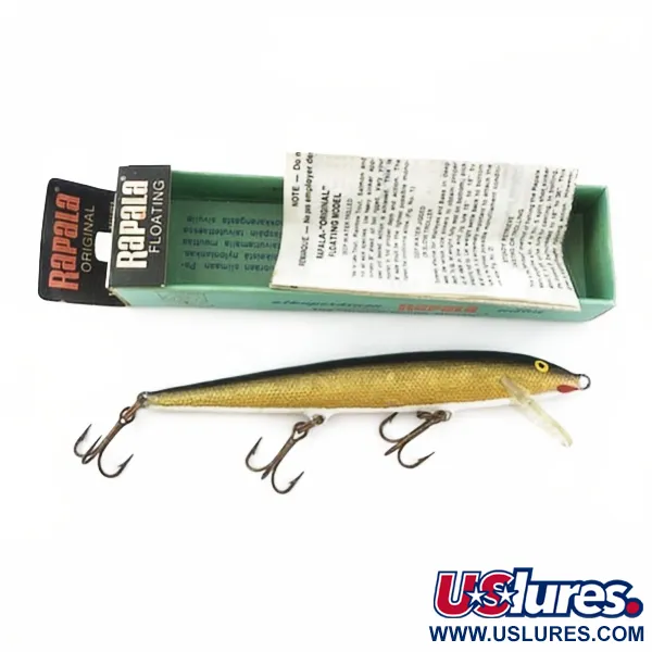 Rapala Original Floater F11, 6 g, G (Gold), plaukiantis vobleris #23899