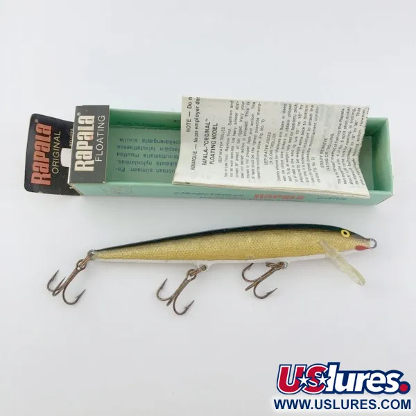 Rapala Original Floater F11, 6 g, G (Gold), plaukiantis vobleris #23899