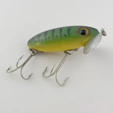 Fred Arbogast Jitterbug Early Bug Eye, Green Tiger, 14 g, Paviršinis vilioklis #23902