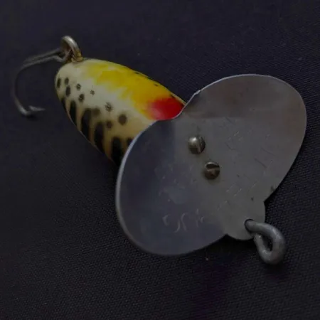 Fred Arbogast Jitterbug, 4g, juodas dėmėtas, paviršinis masalas #23993