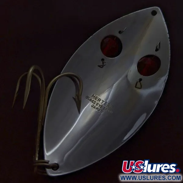 Herter's Glass Eye, 60g, nikelis / raudonos akys, vartiklė #24036