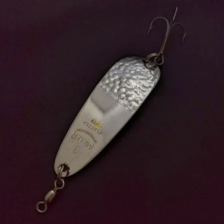 Miller Flutter Spin 3 Sūpuoklė, Sidabras, 1/2oz, Kalinėta, #24041