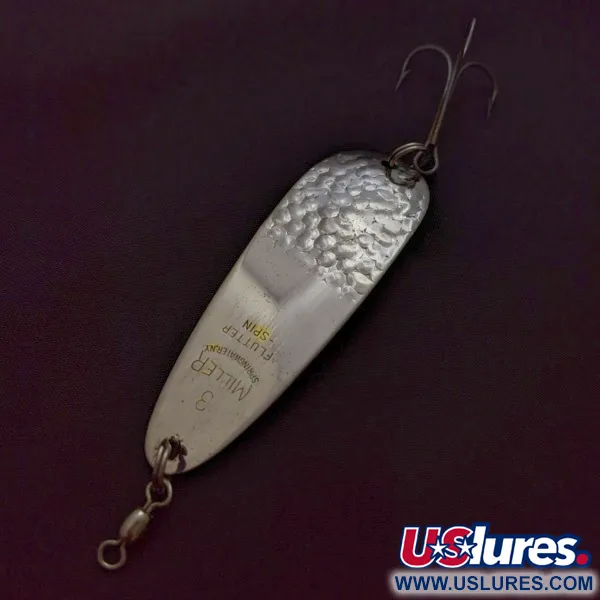 Miller Flutter Spin 3, 14g sidabrinė, blizgė #24041