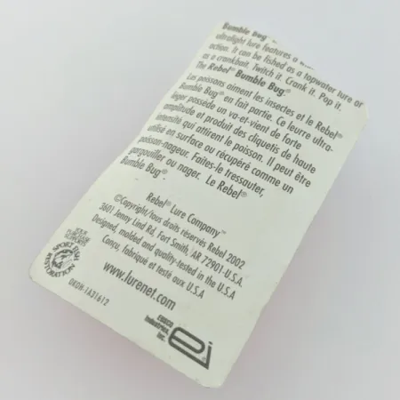 Rebel Bumble Bug, 3g, Bumble Bug spalva, vobleris #24098