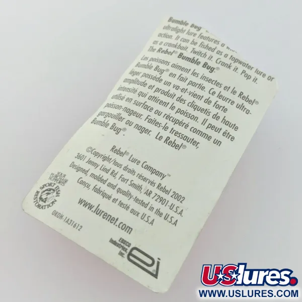 Rebel Bumble Bug, 3g, Bumble Bug spalva, vobleris #24098