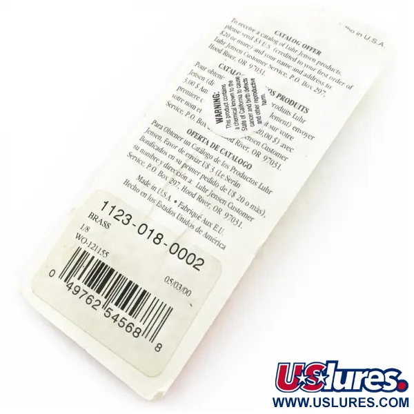 Luhr Jensen Lil' Kroc (Krocodile Stubby), 4,5 g, auksinė vartiklė #24131