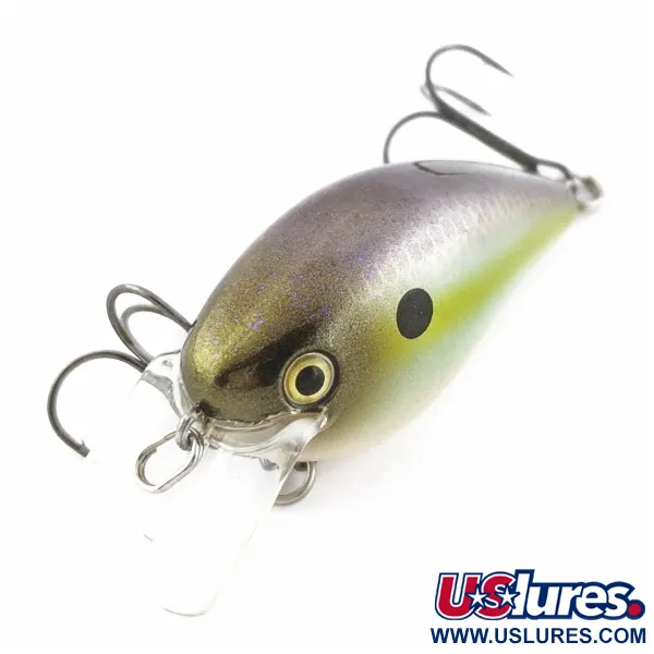 Strike King KVD 1.5, Olive Sexy Shad, 12 g, tylus vobleris kvadratiniu liežuvėliu #24145