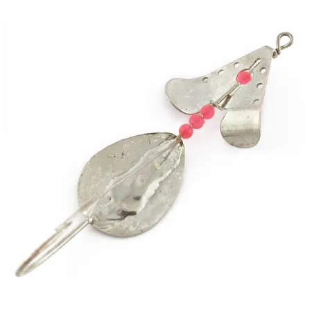 Lindy Skitter-Buzz, Red/Nickel, 7 g, neapsižoliuojanti blizgė #24146