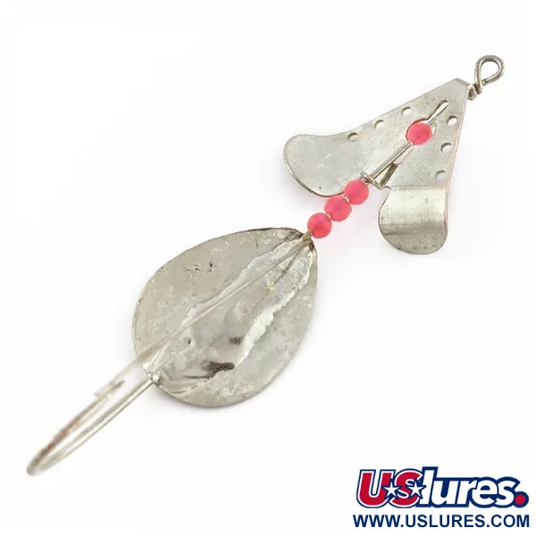 Lindy Skitter-Buzz, Red/Nickel, 7 g, neapsižoliuojanti blizgė #24146