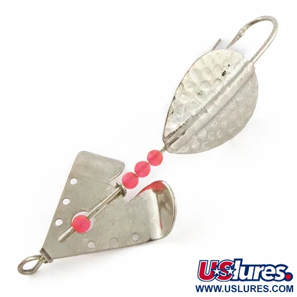 Lindy Skitter-Buzz, Red/Nickel, 7 g, neapsižoliuojanti blizgė #24146