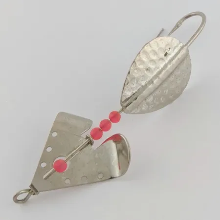 Lindy Skitter-Buzz, Red/Nickel, 7 g, neapsižoliuojanti blizgė #24146