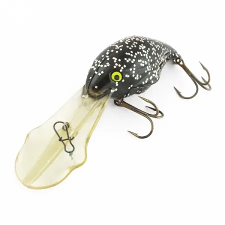 Luhr Jensen Hot Lips Express, 11g, Juoda su blizgučiais, vobleris #24157