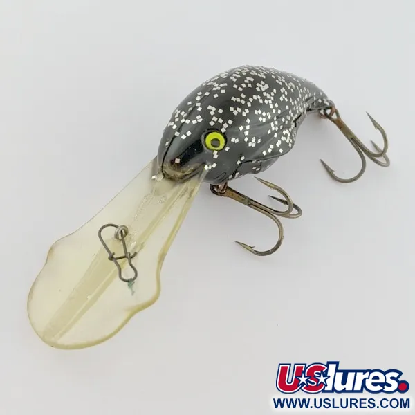 Luhr Jensen Hot Lips Express, 11g, Juoda su blizgučiais, vobleris #24157