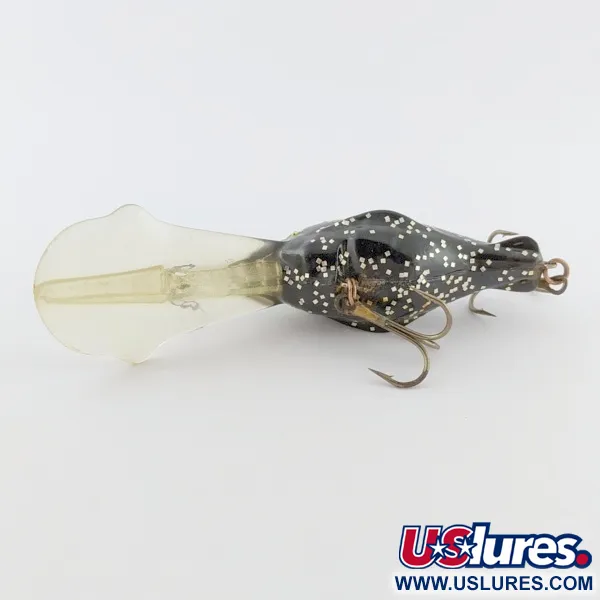 Luhr Jensen Hot Lips Express, 11g, Juoda su blizgučiais, vobleris #24157