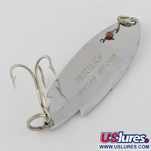 Herter's Swiss Spoon, 7 g, nikelis/raudonos akys, vartiklė #24161