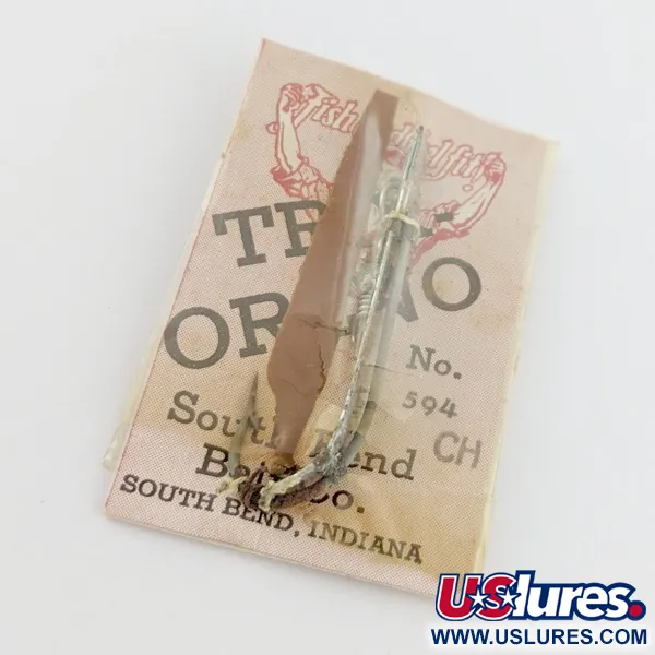 South Bend Trix-Oreno 594, 2 g, sidabrinė/raudona, blizgė #24177