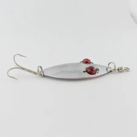 Hofschneider Red Eye Wiggler, 25g, nikeliuota/raudona, blizgė vartiklė #24196