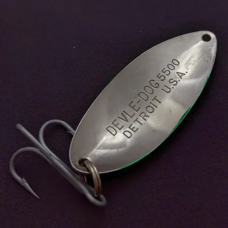 Eppinger Dardevle Devle Dog Detroit, 21 g, Nikelis/Žalia, vartiklė #24199