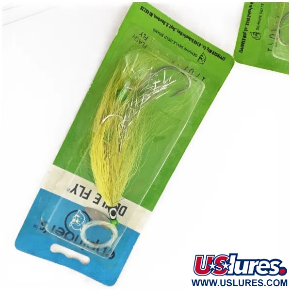 Eppinger Devle Fly, geltona/violetinė, muselė #24245