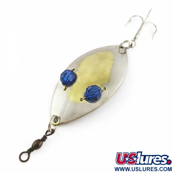 Hofschneider Red Eye Wiggler, 25g, sidabrinė/žalvarinė, vartiklė #24287