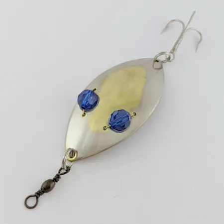 Hofschneider Red Eye Wiggler, 25g, sidabrinė/žalvarinė, vartiklė #24287