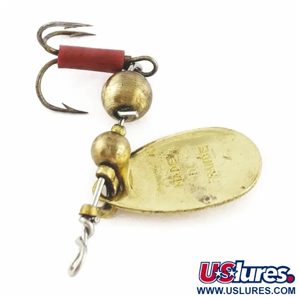 Mepps Aglia 0 (1960-ųjų), 2,5 g, auksinė, vintažinė sukrė #24289