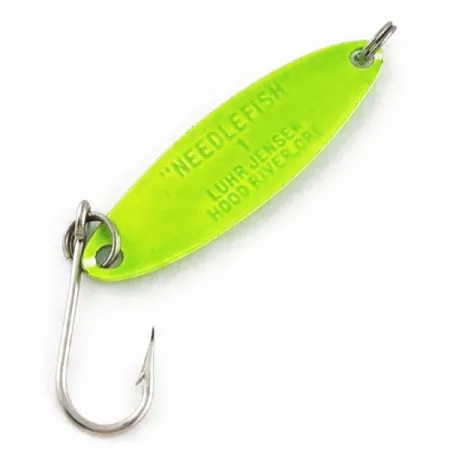 Luhr Jensen Needlefish 1, 2g, žalia, velkiavimo vartiklė #24324
