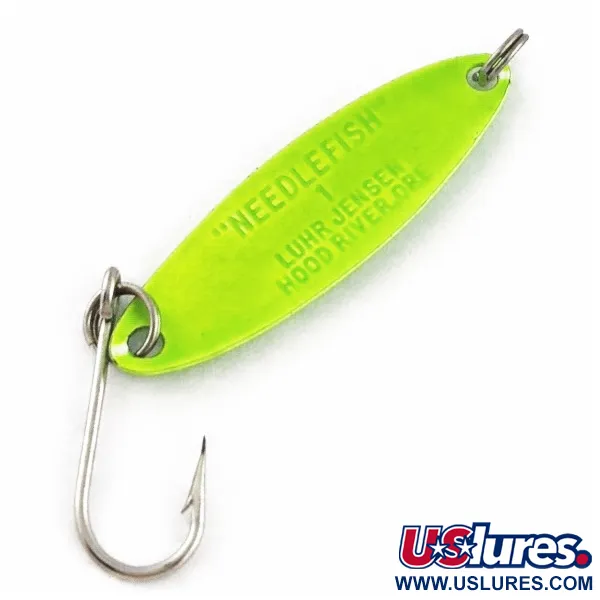Luhr Jensen Needlefish 1, 2g, žalia, velkiavimo vartiklė #24324